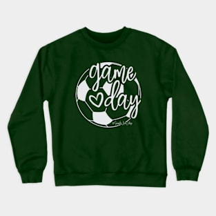 Game Day Soccer Ball, White © GraphicLoveShop Crewneck Sweatshirt